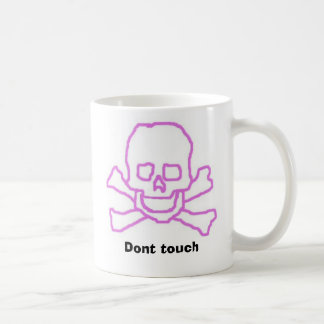 Caneca De Café os skullandbones, não tocam