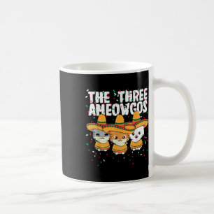 Caneca De Café Os Três Amigos Mexicanos Cinco De Mayo Cute Cats A