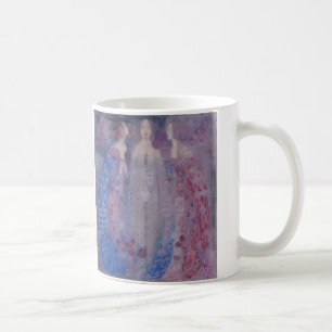 Caneca De Café Os Três Perfumes por Margaret Mackintosh 