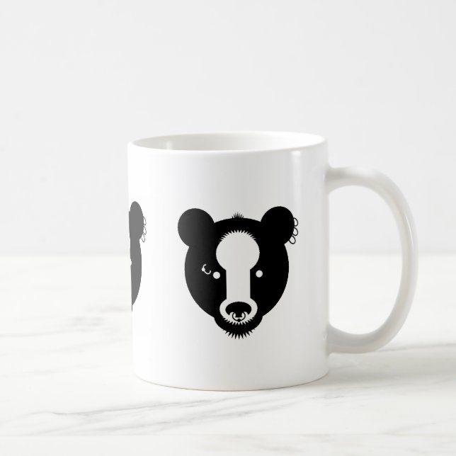 Caneca De Café Os Três Ursos Punk (Direita)