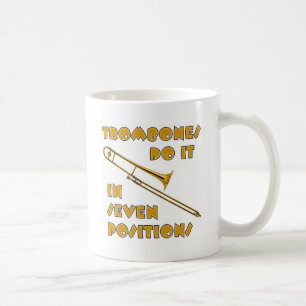 Caneca De Café Os Trombones fazem-no em 7 posições