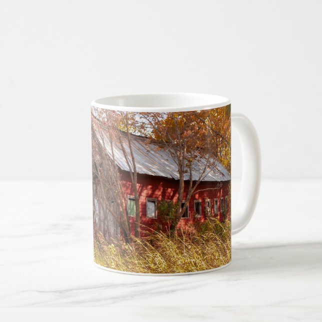 Caneca de Café Os Velhos e Bons Tempos da Fazenda (Frente Esquerda)