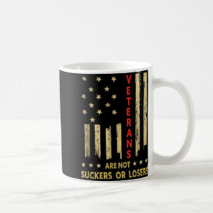 Caneca De Café Os Veteranos Camisetas De Mens Não São Perdedores