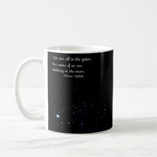 Caneca De Café Oscar Wilde Cita Vivendo Em Gutter Olhando Para St