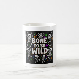 Caneca De Café Osso para ser esqueletos dançarinos selvagens Coff