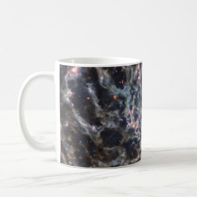 Caneca De Café Ossos da Galaxy IC5332 do JWST (Esquerda)