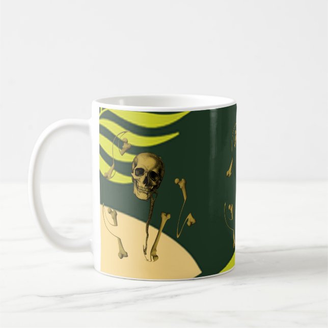 Caneca De Café Ossos esqueléticos (Esquerda)
