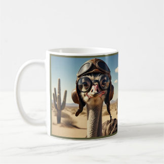 CANECA DE CAFÉ "OSTRICH AVIATOR"