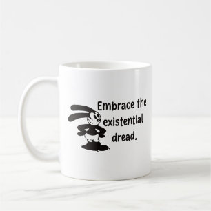 Caneca De Café Oswald teme a crise existencial