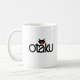 Caneca De Café Otaku Cat Funny Slogan