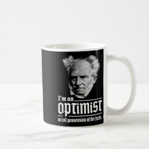 Caneca De Café Otimista Arthur Schopenhauer Pessimismo Pessimismo
