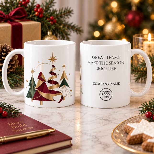 Caneca De Café Ótimo Presente de Natal para Equipe de Negócios (Criador carregado)