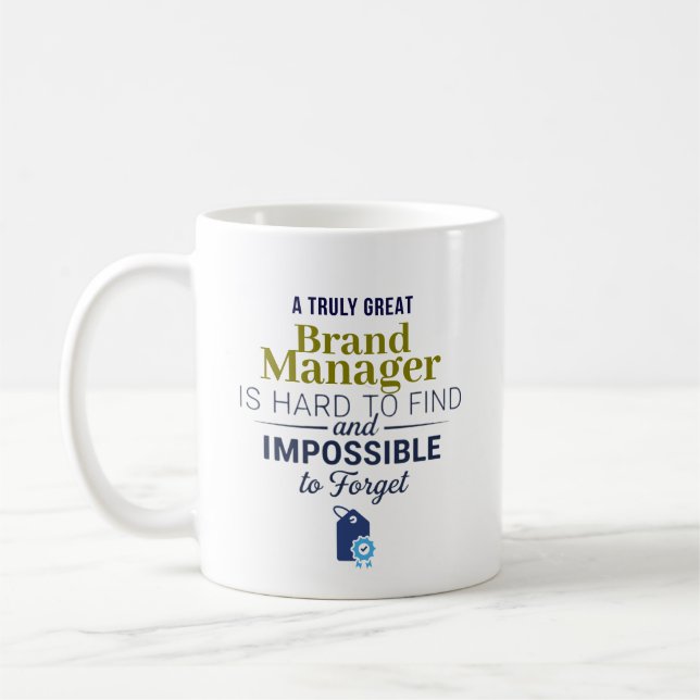 Caneca De Café Ótimo Presente Personalizado de Nome para Gerente  (Esquerda)