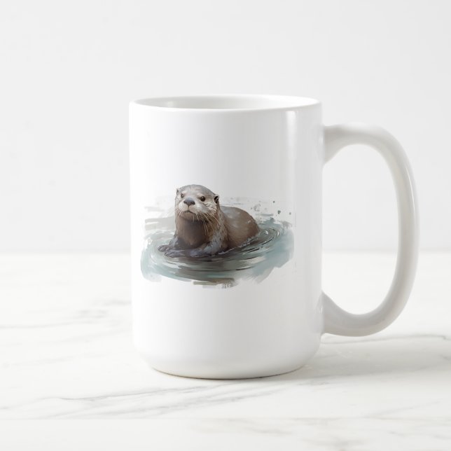 Caneca De Café Otter Mug (Direita)