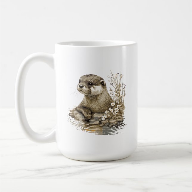 Caneca De Café Otter Mug (Esquerda)