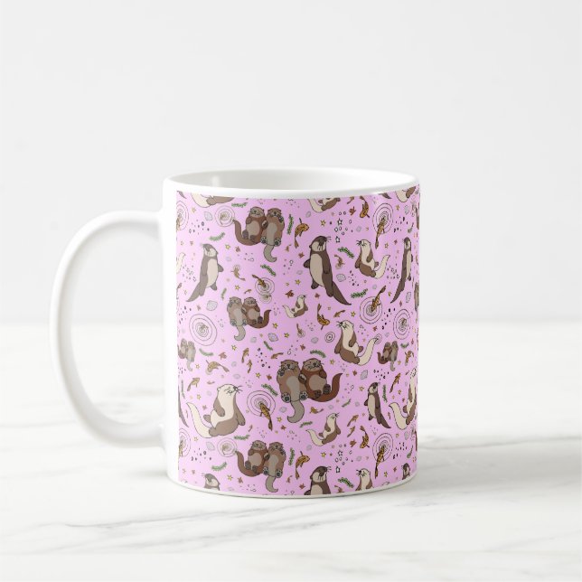 Caneca De Café Otters in Love Mug (Esquerda)