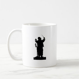 Caneca De Café Otto Bohler Silhouette de Anton Bruckner