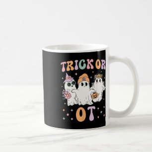 Caneca De Café Ou Terapêutica Ocupacional Halloween Gho