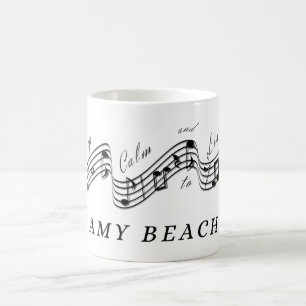 Caneca De Café Ouça Amy Beach Best Classical Music Composer
