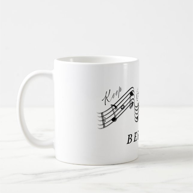Caneca De Café Ouça Hector Berlioz Classic Music Composer (Esquerda)