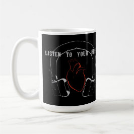 Caneca De Café Ouça o Seu Coração