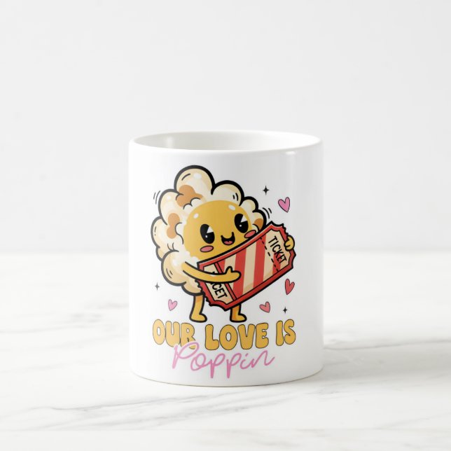 Caneca De Café Our Love Is Poppin’ Popcorn Mug (Centro)