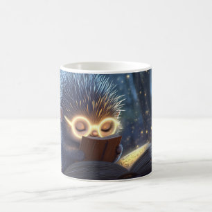 Caneca De Café ouriço antropomórfico fofo com luzes