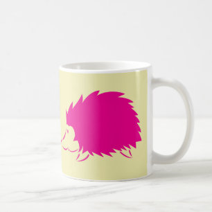 Caneca De Café Ouriço do rosa quente