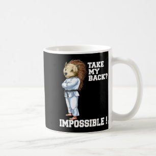 Caneca De Café ouriço engraçado de Jiu Jitsu Brasileiro BJJ