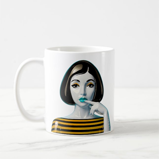Caneca De Café Ouro (Esquerda)