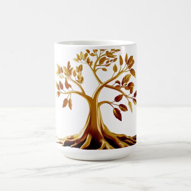 Caneca De Café Ouro Bloom Classic Mug (Centro)