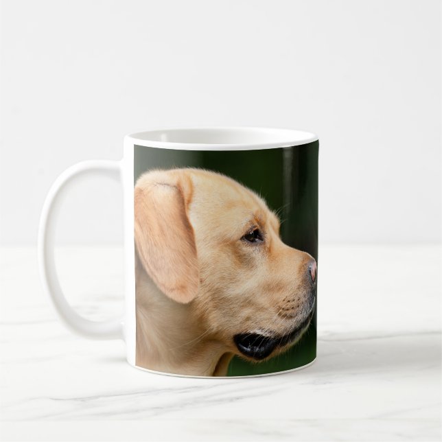 Caneca De Café Ouro Cão Cachorro Cãozinho Cãozinho (Esquerda)