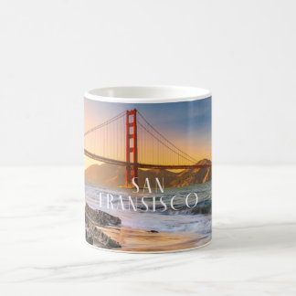 Caneca De Café Ouro de San Fransisco Ponte Panorâmica Mug