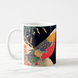 Caneca De Café Ouro faisão na neve por Ito Jakuchu