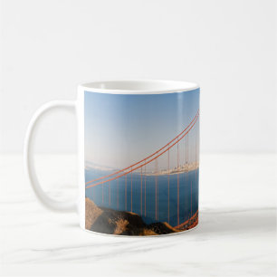Caneca De Café Ouro Gate Bridge San Francisco California Pano