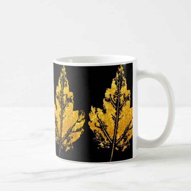 Caneca De Café Ouro Maple Leaf Mug (Direita)