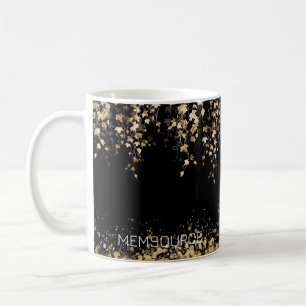 Caneca De Café Ouro Mítico Jardim de Grama Nome Pessoal Chá