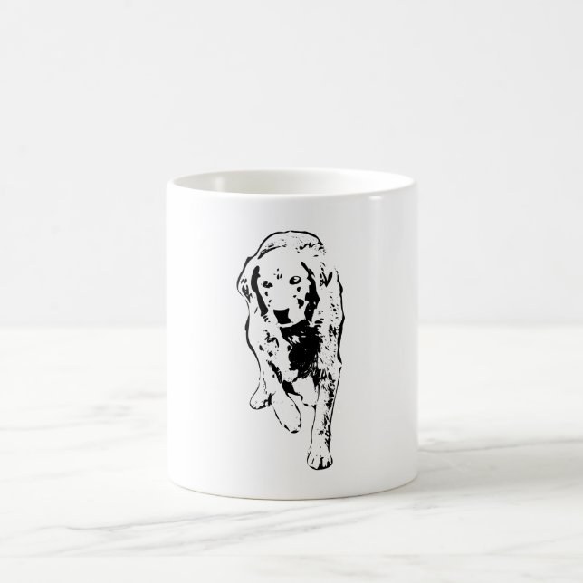 Caneca De Café Ouro Passa Pela Luz De Outono (Centro)