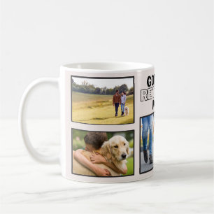 Caneca De Café Ouro Personalizado Retriever Mãe Mug - Mug Persona