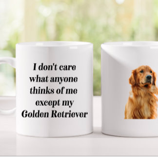 Caneca De Café Ouro Retriever Funny Gift Mug
