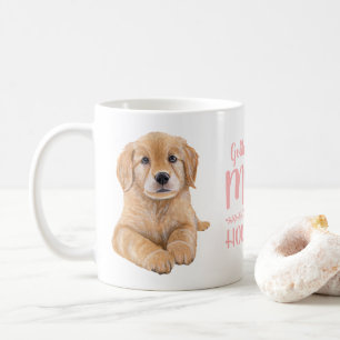 Caneca De Café Ouro Retriever Mãe Gift Watercolor Cachorro