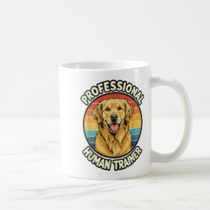 Caneca De Café Ouro Retriever Profissional Treinador Humano Engra