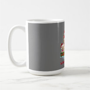 Caneca De Café Ouro Retriever Santa Hat Xmas Cães Feliz Natal