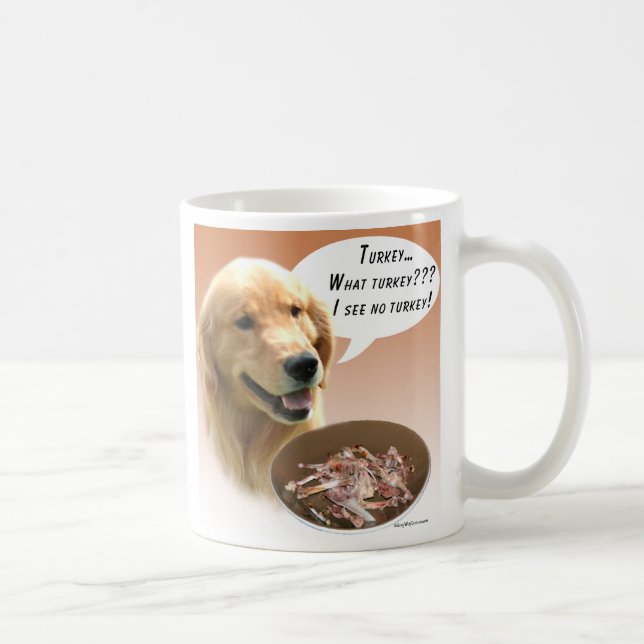 Caneca De Café Ouro Retriever Turquia (Direita)