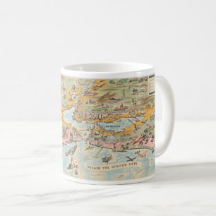 Caneca De Café Ouro San Francisco Gate Mug