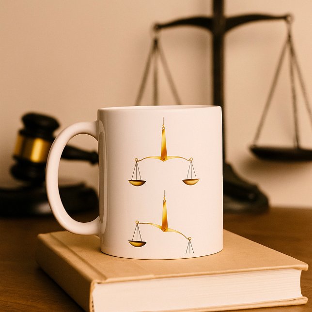 Caneca De Café Ouro Scales Mug (Criador carregado)