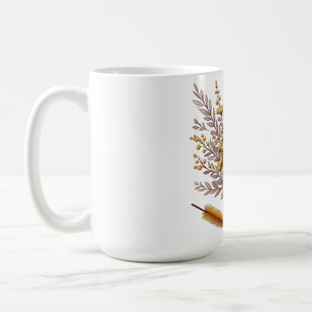 Caneca De Café Ouro Wattle Mug (Esquerda)