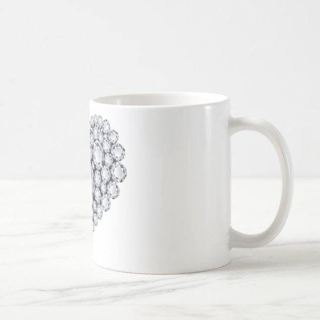 Caneca De Café Ouros em Gemas do Coração Negro (Direita)