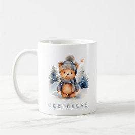 Caneca De Café Ours en peluche dans la forêt, personnalisé