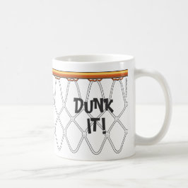 Caneca De Café outline_Dunk de Net_black da aro de basquetebol